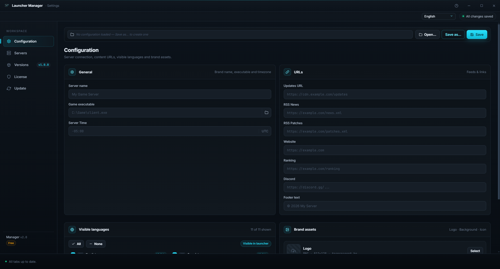 Client configuration
