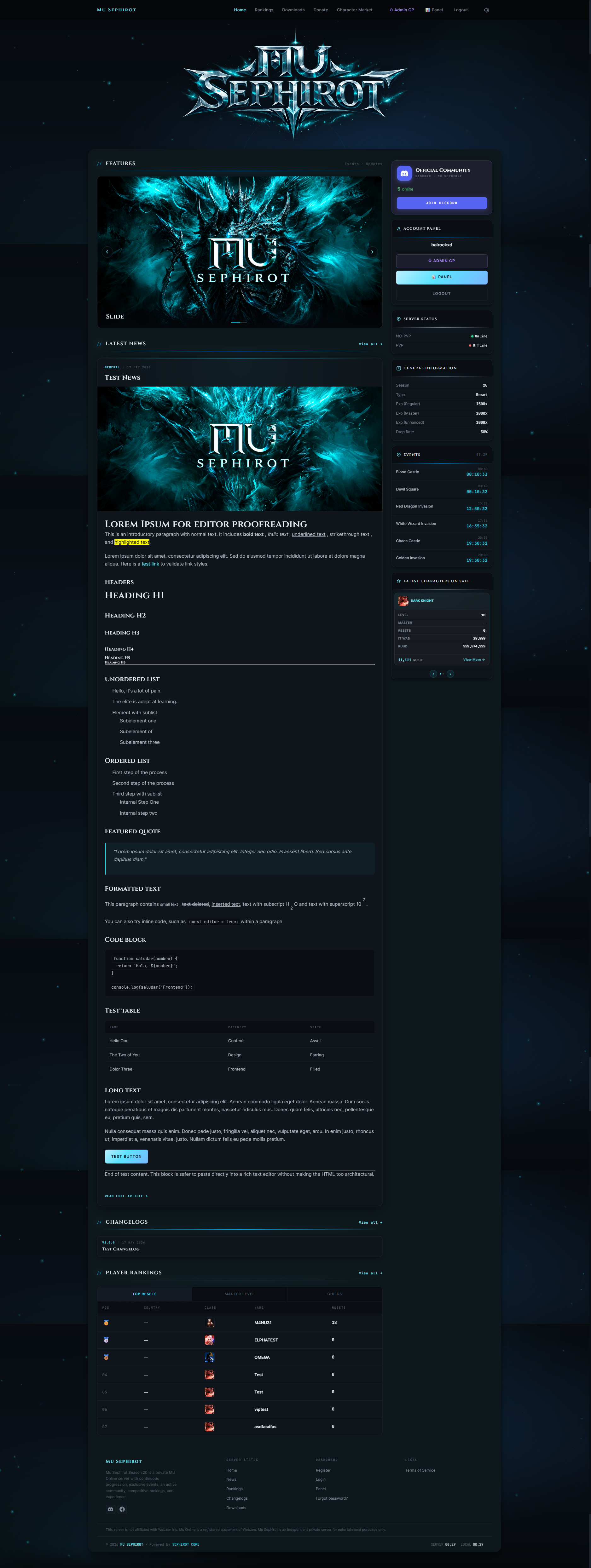 CMS Web Frontend
